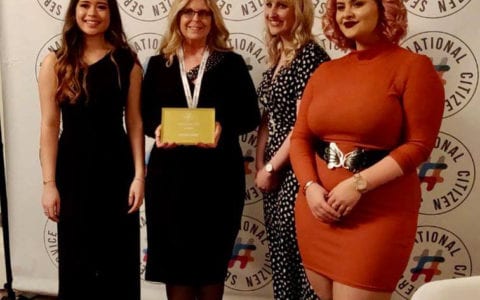 A gold award for the Tuxford careers team