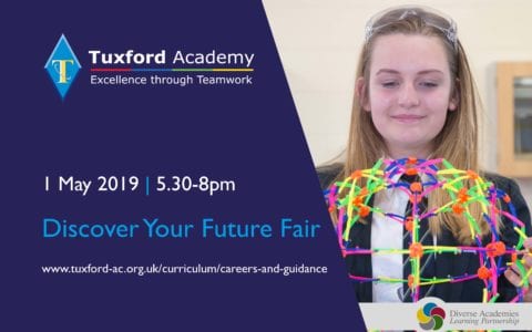 Discover Your Future Fair Wednesday 1 May 5.30pm
