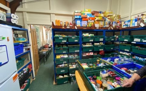 Supporting the local foodbank