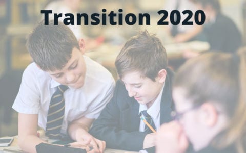 Transition 2020 - for those joining us in September