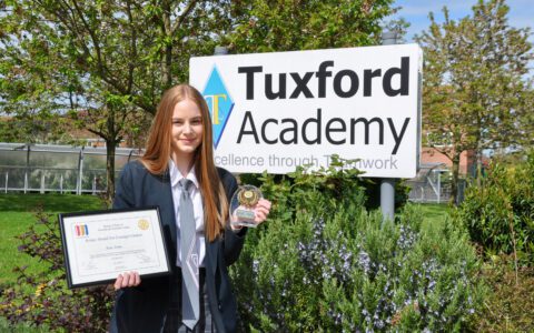 Student Olivia wins Child of Courage Award