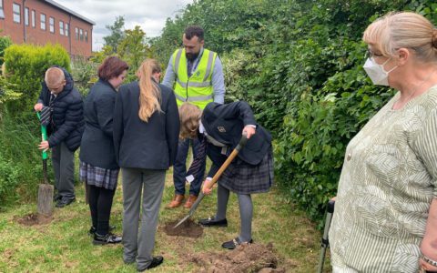 Memorial planting for Mr Alan Hardy