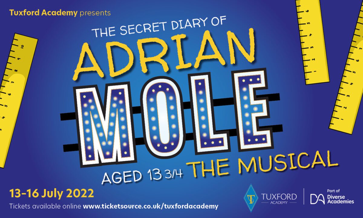 Tickets available for Adrian Mole the Musical Tuxford Academy