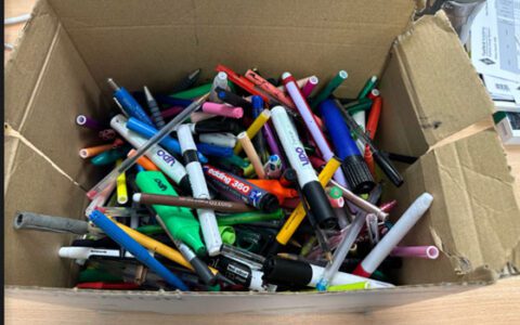 Students on a mission to recycle pens