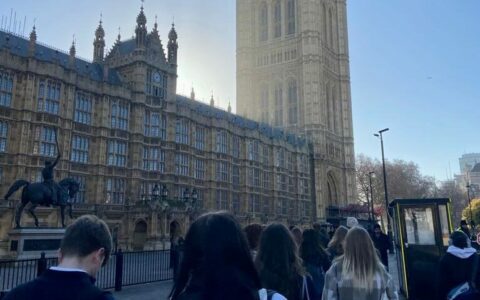 Post 16 trip to the Houses of Parliament
