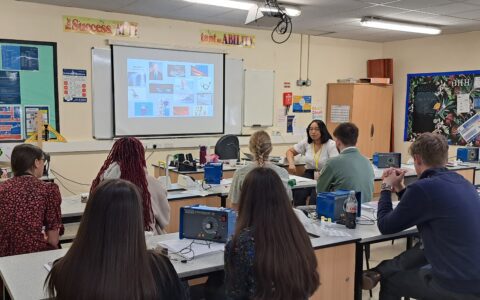 Former Tuxford student, Dr Leah Lam visits the academy
