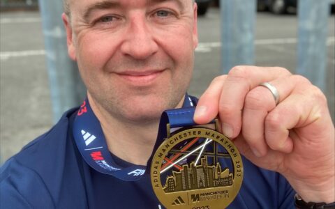 Mr Tegerdine completes six marathons