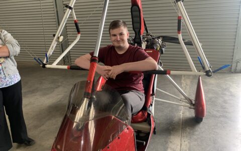 Year 12 visit to Darley Moor Airfield