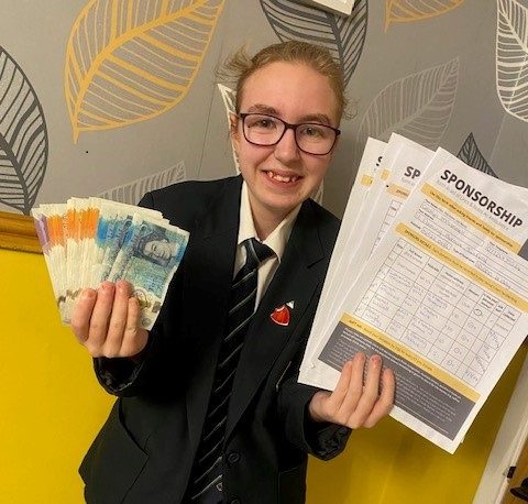 Caitlyn's fundraising success for Lincs and Notts Air Ambulance