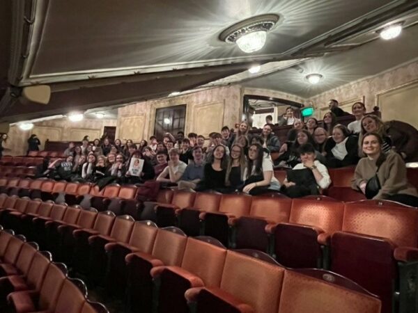 Mamma Mia students in audience