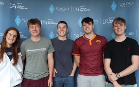 Tuxford Academy students celebrate A level results success