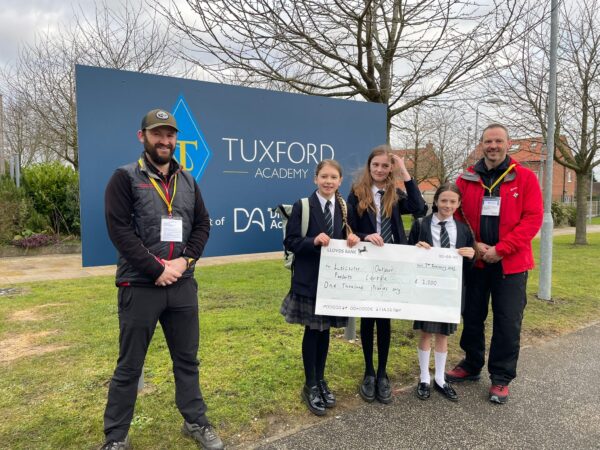 Cheque presentation to LOPC