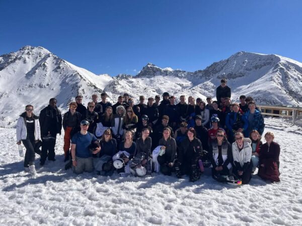 ski trip staff and students