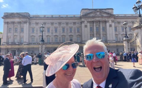Mrs Nichol at buckingham palace