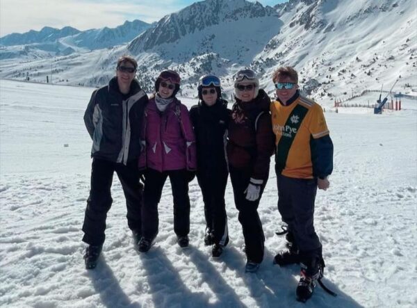 Teachers on ski trip