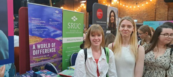 Post 16 students at UCAS exhibition