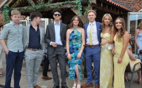 students at post 16 party