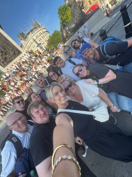 Teachers' selfie in London