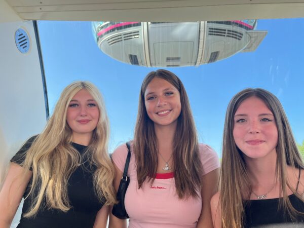 Students in London Eye