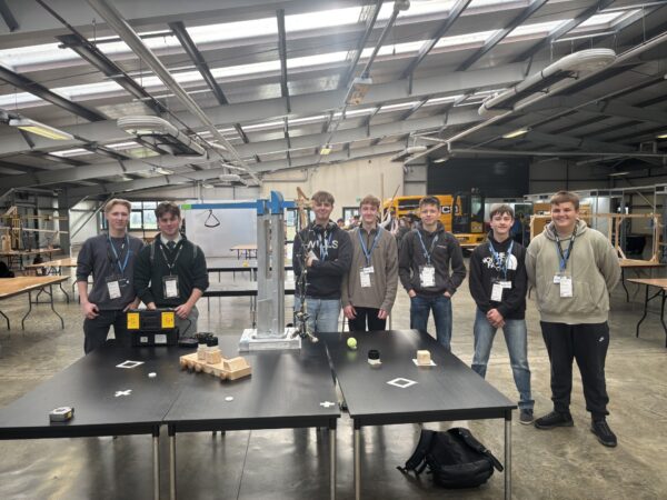 Group of engineering students