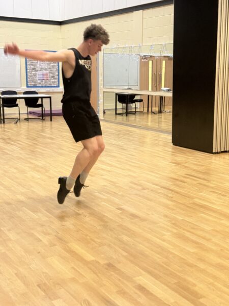 Y13 student dancing