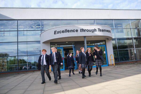 year 7 students leaving school